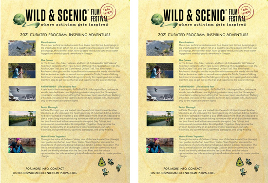 Wild & Scenic Film Festival 2021